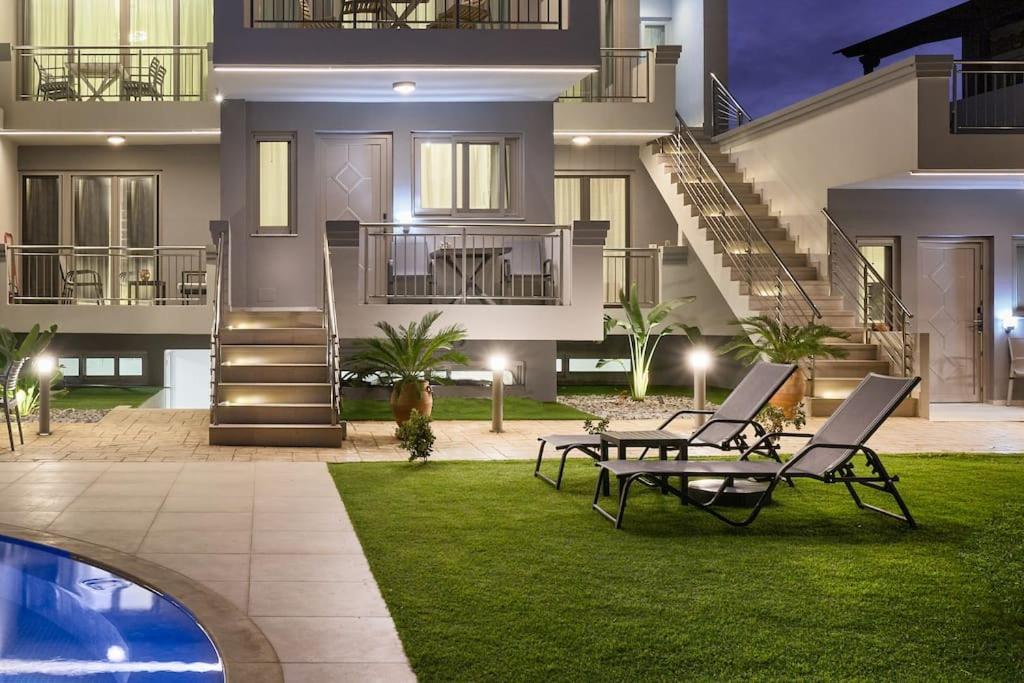 Superior Family Apartment W/Pool Dining Area Stavromenos Exterior photo